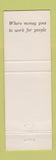 Matchbook Cover - Hartford National Bank and Trust CT