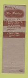 Matchbook Cover - Brown Borhek Lumber Bethlehem PA Geneva Kitchen