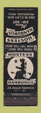 Matchbook Cover - Hostess Hamburgers Muskegon MI
