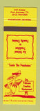Matchbook Cover - Pelicans Landing Restaurant Port Aransas TX
