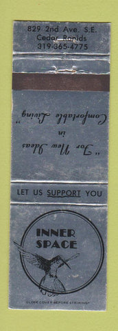 Matchbook Cover - Inner Space Cedar Rapids IA WEAR