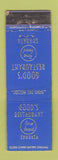 Matchbook Cover - Good's Restaurant Ephrata PA WORN Midget