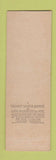 Matchbook Cover - Lighthouse Portland ME WEAR SAMPLE Midget