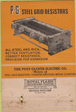 Matchbook Cover - Post Glover Electric Cincinnati OH 40 Strike