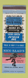 Matchbook Cover - Nico Saad's Resort Hotel Ensenada Baja CA Mexico
