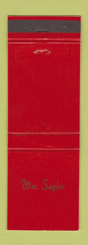 Matchbook Cover - Atlantic Lumber Bell CA imprint WEAR