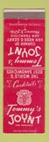 Matchbook Cover - Tommy's Joynt San Francisco CA