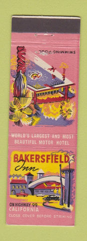 Matchbook Cover - Bakersfield Inn CA