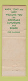 Matchbook Cover - Oakland Seafood Grotto CA