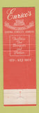 Matchbook Cover - Enrico's Restaurant Wildwood Crest NJ
