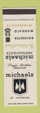 Matchbook Cover - Michaels Restaurants Rochester Mankato MN