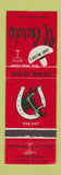 Matchbook Cover - Jerry Wilson's El Gordo San Gabriel CA