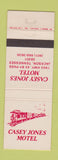 Matchbook Cover - Casey Jones Motel Jackson TN
