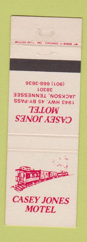 Matchbook Cover - Casey Jones Motel Jackson TN