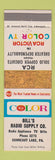 Matchbook Cover - RCA Color TV Bill's Radio Conneaut Lake PA