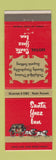 Matchbook Cover - Santa Ynez Inn Pacific Palisades CA