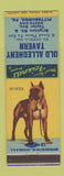 Matchbook Cover - Old Allegheny Tavern Pittsburgh PA Boxer Dog
