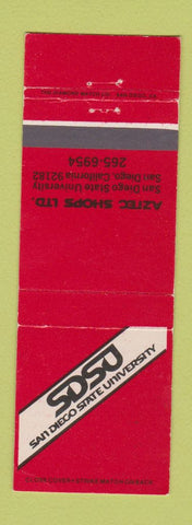 Matchbook Cover - San Diego State Aztecs CA