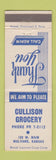 Matchbook Cover - Cullison Grocery Mulvane KS