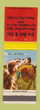 Matchbook Cover - Jim Bell Men's Clothes Cottonwood Falls KS WEAR