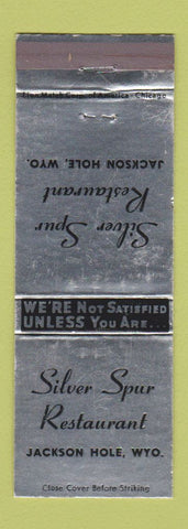 Matchbook Cover - Silver Spur Restaurant Jackson Hole WY WEAR