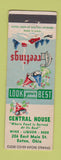 Matchbook Cover - Central House Eaton OH Christmas