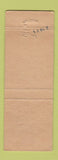 Matchbook Cover - Central House Eaton OH Christmas