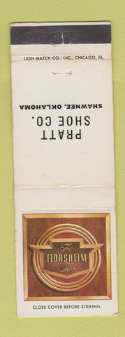 Matchbook Cover - Florsheim Shoes Pratt Shawnee OK WORN