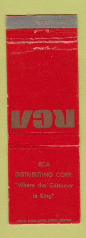 Matchbook Cover - RCA Distributing Harrison NJ