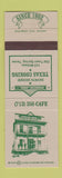 Matchbook Cover - Wunsche Bros Restaurant Old Town Spring TX WEAR