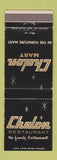 Matchbook Cover - Chalon Restaurant Los Angeles CA? BLACK