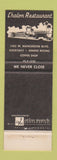 Matchbook Cover - Chalon Restaurant Los Angeles CA? BLACK