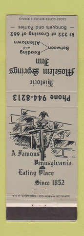 Matchbook Cover - Moselem Springs Inn PA