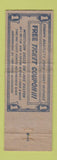 Matchbook Cover - Tommy Bartlett Show Wisconsin Dells WI girlie WEAR
