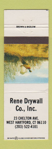 Matchbook Cover - Rene Drywall West Hartford CT