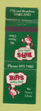 Matchbook Cover - Biff's Coffee Shop Oakland CA