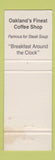 Matchbook Cover - Biff's Coffee Shop Oakland CA