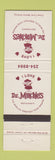 Matchbook Cover - Dr Munchie's Restaurants Coquitlam Surrey BC