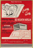Matchbook Cover - Kysor Heater Co Cadillac MI 40 Strike