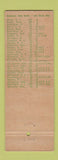 Matchbook Cover - Crystal Restaurant Keene NH WEAR DD Bean