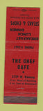 Matchbook Cover - The Chef Cafe Banning CA