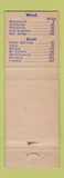 Matchbook Cover - The Chef Cafe Banning CA