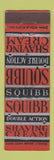 Matchbook Cover - Squibb Shaving Cream Deco 1934