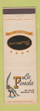 Matchbook Cover - Fred Harvey La Fonda Sante Fe NM