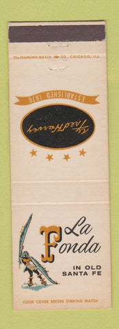 Matchbook Cover - Fred Harvey La Fonda Sante Fe NM