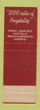 Matchbook Cover - Fred Harvey La Fonda Sante Fe NM