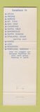 Matchbook Cover - Fjords Smorgette Lodi CA