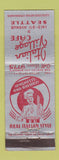 Matchbook Cover - Italian Village Cafe Seattle WA
