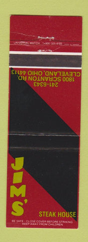 Matchbook Cover - Jim's Steak House Cleveland OH
