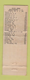 Matchbook Cover - Cotton Boll Motel Orangeburg SC WEAR